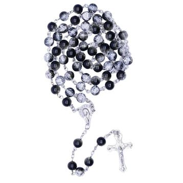 Fako Bijoux - Rozenkrans Ketting - Duo Tone Glas - 8mm -, Sieraden, Tassen en Uiterlijk, Kettingen, Verzenden, Nieuw