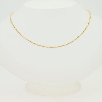 Halsketting - 18 karaat Geel goud, Sieraden, Tassen en Uiterlijk, Nieuw