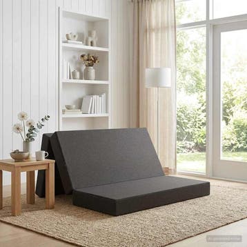vidaXL Vouwbare Bankbed 120 x 67 x 45 cm Donkergrijs, Verzenden, Nieuw