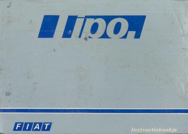 1988 Fiat Tipo Instructieboekje Nederlands, Auto diversen, Handleidingen en Instructieboekjes, Verzenden