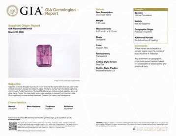 Verlovingsring - 18 karaat Witgoud - 1.75ct. tw. Saffier -