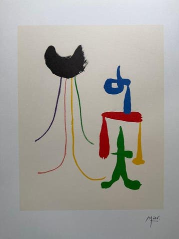 Joan Miro (1893-1983) - Composition