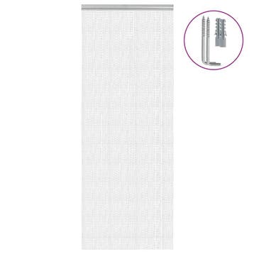vidaXL Vliegengordijn kettingen 80x201 cm aluminium, Verzenden, Nieuw, Zilver