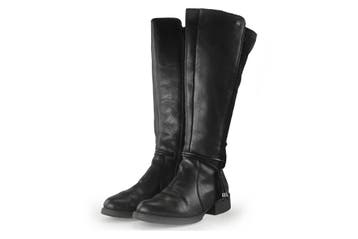 Rieker Laarzen in maat 38 Zwart, Kleding | Dames, Schoenen, Hoge laarzen, Verzenden, Zwart, Zo goed als nieuw