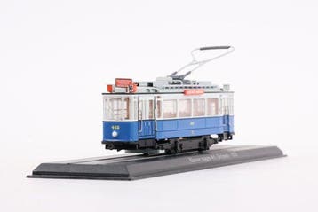 Atlas H0 - Modeltram (1) - Statisch schaalmodel tram Blauwe, Nieuw