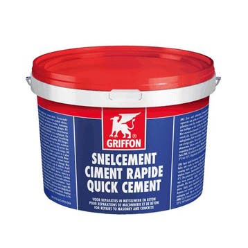 Griffon snelcement 12,5 kg, grijs, emmer, Verzenden, Nieuw