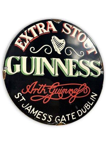 Guinness - Emaille plaat - Emaille