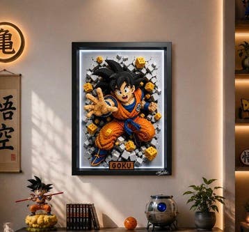Ldm. - “Goku – Brick Heroes Unleashed” By LDM - Digital AI, Nieuw