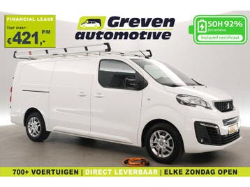 Peugeot e-Expert 75 kWh L3H1 | Snelladen | SOH 92% | Airco, Automaat, Wit, Elektrisch, Nieuw