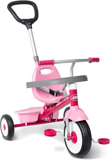 Kinder Driewieler Roze | 34% Korting | Nieuwstaat, Ophalen of Verzenden, Zo goed als nieuw, Radio Flyer, Verstelbare zitting