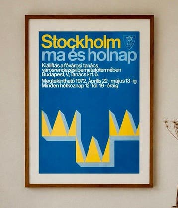 Bottlik - “Stockholm Today and Tomorrow“ Swedish poster