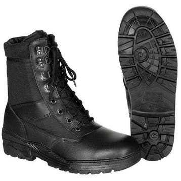 MFH Legerkisten / boots Security 8-gaats hoog, zwart, Ophalen of Verzenden, Nieuw, Zwart, Boots