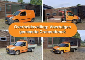 Overheidsveiling: Voertuigen gemeente Cranendonck