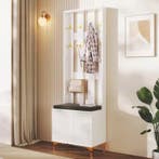 Garderobekast met Bankje, Schoenenrek en Haken – 180 cm, Verzenden, Nieuw