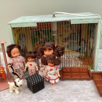 Glady / Delavennat / handgemaakt - Poppenhuis Uniek vintage