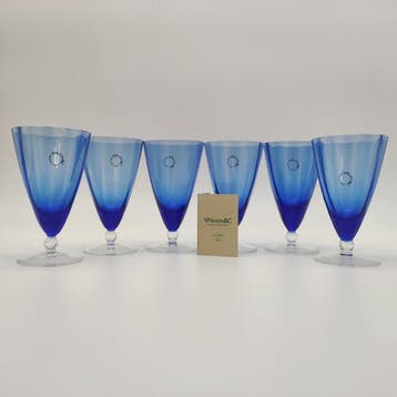 V.Nason&C - Drinkset (6) - Wereldcollectie - Muranoglas -