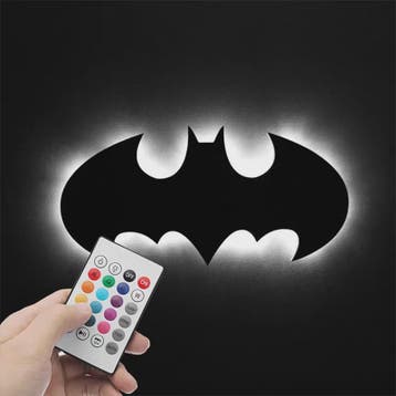 Creatieve 3D LED Wandlamp met Superheld Logo - Sfeervolle Ve, Verzenden, Nieuw