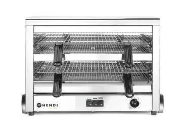Hendi Salamander Toaster | 2 Etages | Quartz Infrarood | 400, Ophalen of Verzenden, Nieuw in verpakking
