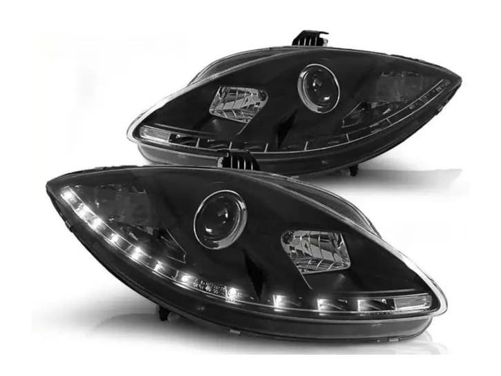 Seat Leon Altea Toledo Black LED koplamp units, Auto-onderdelen, Verlichting, Nieuw, Seat, Verzenden