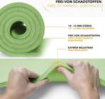 Yogamat - Fitness mat - Sportmat - Yoga mat extra dik - Groe, Sport en Fitness, Yoga en Pilates, Verzenden, Zo goed als nieuw