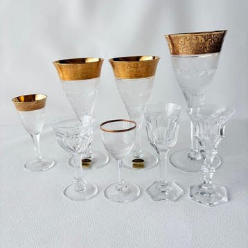 Moser & Söhne - Drinkset (8) - Prachtig - Glas, Kristal