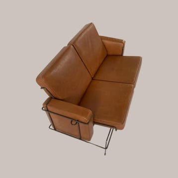 Magis Traffic Zetel Leder Cognac met, Huis en Inrichting, Verzenden, Nieuw
