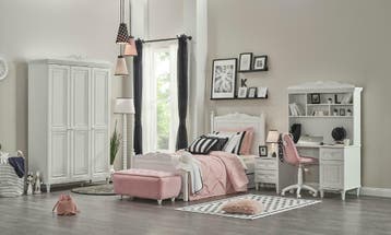 Tienerkamers | Bed | Bureau | Kast | Boekenkast | Showroom, Verzenden, Nieuw, Jongetje of Meisje