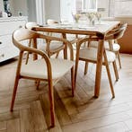 Japandi + Scandinavische Design Eetkamerstoelen, Huis en Inrichting, Stoelen, Overige kleuren, Japandi & Scandinavisch Design