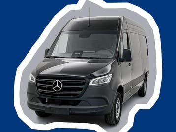 Zakelijke Lease |  Mercedes-Benz Sprinter 317 1.9 CDI L2H2 P, Automaat, Stof, Gebruikt, Zwart