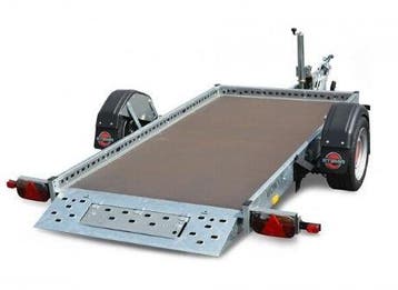 Motortrailer Stema WOM XT 1000 Kg geremd 251x128 afzinkbaar, Ophalen, Nieuw