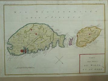 Malta - Gozo; Louis Brion de la Tour - Carte des isles de, Nieuw