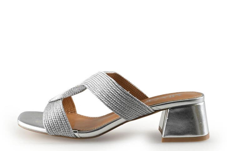 Mia & Jo Muiltjes in maat 38 Zilver, Kleding | Dames, Schoenen, Overige kleuren, Zo goed als nieuw, Overige typen, Verzenden