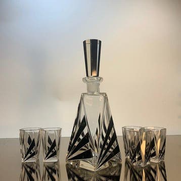 Karl Palda - Novy Bor (Haida) - Karaf (6) - Art Deco -