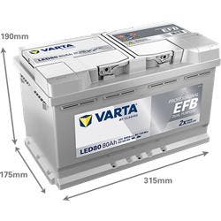Varta LED80 Professional EFB Accu, Verzenden, Nieuw