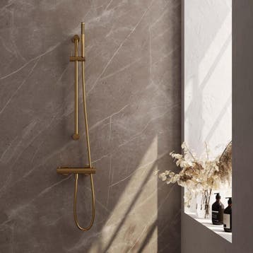 Brauer Gold Edition Glijstangset met Thermostaatkraan -, Ophalen of Verzenden, Nieuw