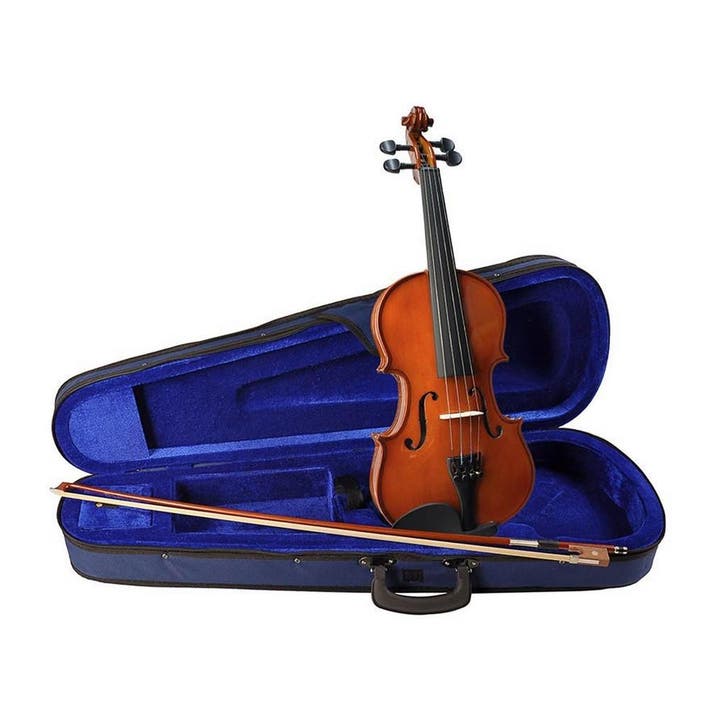 Leonardo LV-1534 viool set 3/4, massief, hardhout fittings,, Muziek en Instrumenten, Strijkinstrumenten | Violen en Altviolen