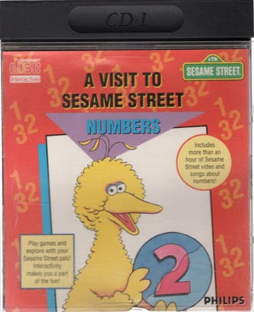 Philips CD-i / CDi A Visit To Sesame Street Numbers, Spelcomputers en Games, Verzenden, Zo goed als nieuw