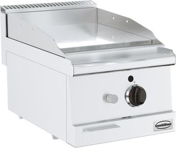 Combisteel Base 600 Gas Bakplaat | 6kW | Verchroomd | Glad |, Zakelijke goederen, Horeca | Keukenapparatuur, Ophalen of Verzenden
