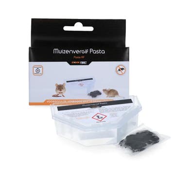 Muizenvergif pasta met lokvoerdoos muizengif, Tuin en Terras, Verzenden, Nieuw
