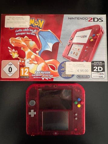 Nintendo - Nintendo 2DS POKEMON RED - Handheld gaming, Nieuw