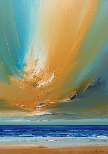 Sebastiano Plutino (1973) - Scirocco, Antiek en Kunst, Kunst | Schilderijen | Modern