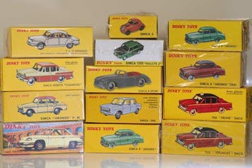 Atlas, Dinky Toys 1:43 - Modelauto (12) - Set of Simca &, Nieuw