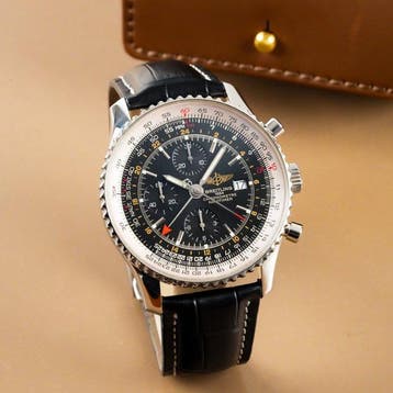 Breitling - Navitimer Chronograph Date World GMT - A24322 -, Nieuw