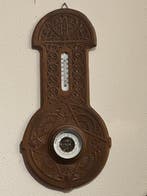 Friese Kerfsnede Barometer/ thermometer - H 56 cm -