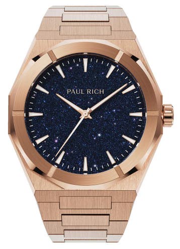 Paul Rich Star Dust II Rose Gold SD204 horloge, Overige merken, Staal, Verzenden, Polshorloge