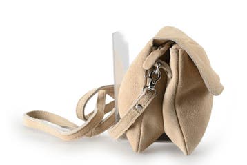 Manfield Crossbodytas Beige, Verzenden, Zo goed als nieuw, Beige