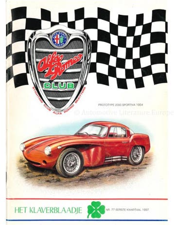 1997 ALFA ROMEO CLUB HET KLAVERBLAADJE 77 NEDERLANDS, Nieuw, Alfa Romeo, Author
