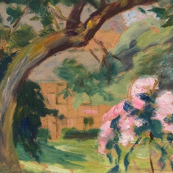 Marthe Orant (1874-1957) - Paysage Fleuri + Bouquet de