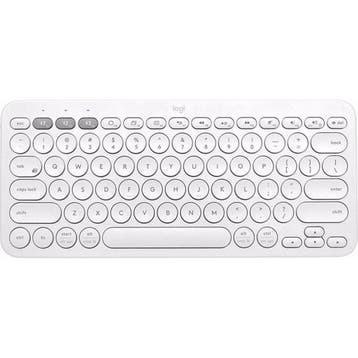 Logitech K380 - Draadloos Bluetooth Toetsenbord - Offwhite, Logitech, Nieuw, Ophalen of Verzenden, Draadloos