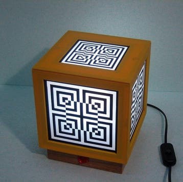 Sergio Milani - Tafellamp - Cubic 2026-09 - Ash